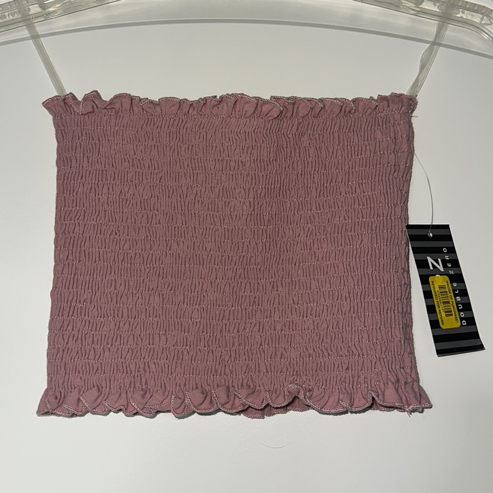 Pink Cinched Tube Top
